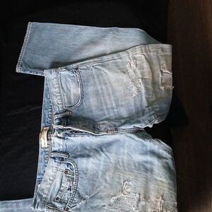 GAP Distressed Light Blue Mens Jeans